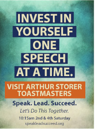 Invest in yourself one speech at a time.